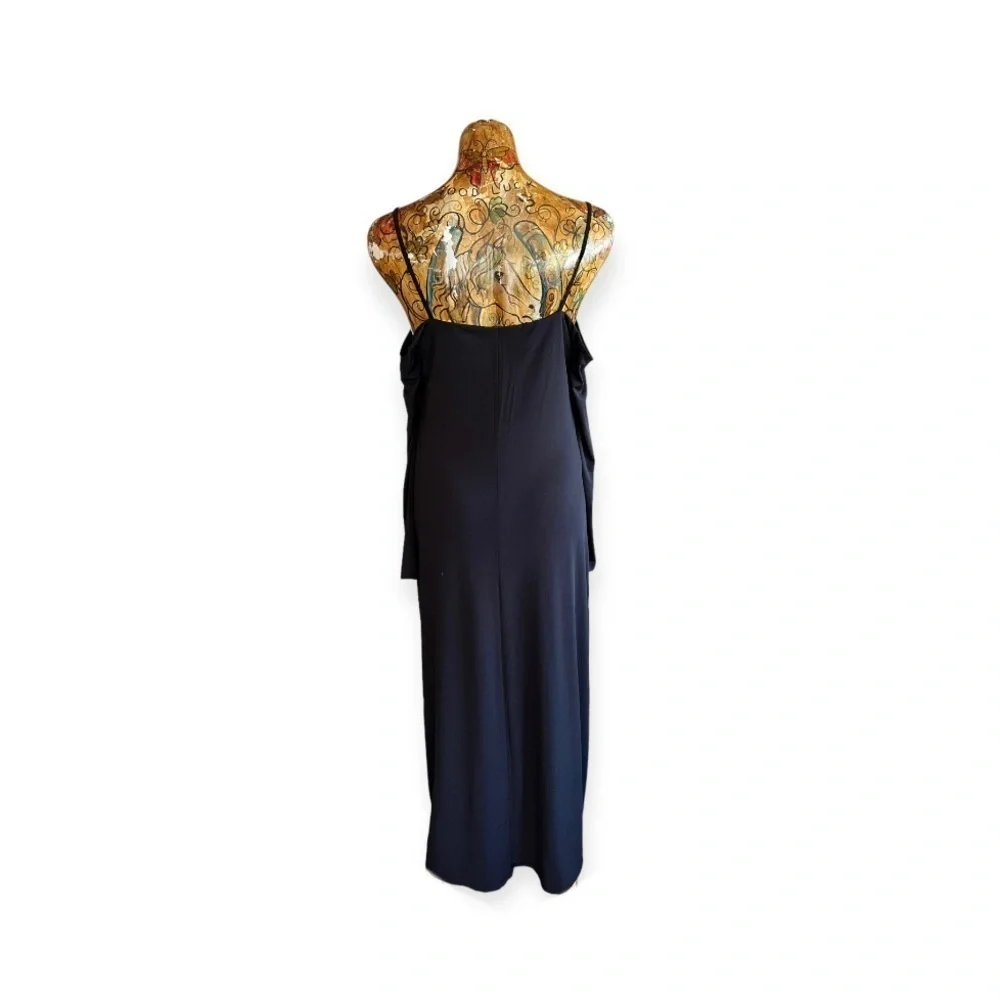 Abercrombie & Fitch dress black new maxi Large